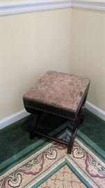 Footstool - 16" wide, 14" deep and 29" tall. $30.00