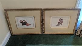 Shoe art $20.00 each