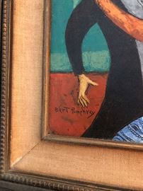 Original Oil Painting by BERT PUMPHREY "Israelite Dancers"