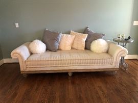 Restoration Hardware Rolled Arm Daybed Couch