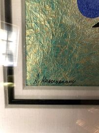 Original Watercolor by ANATOLE KRASNYANSKY - "The Night Song"