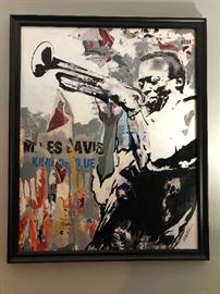 Miles Davis Collage Art by James Hudek