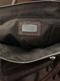 Furla Italian Leather Bag-Faux Alligator