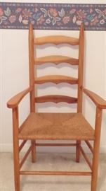 good old Ladderback Chair in excellent condition - upstairs