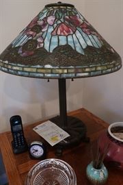 Tiffany style lamp.  