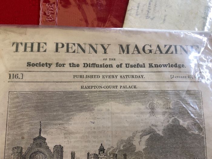 The Penny Magazine of the Society for the Diffusion of Useful Knowledge, Hampton Court Palace