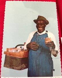 Will Malcom Affectionately known as "The Peanut Man" Postcard
