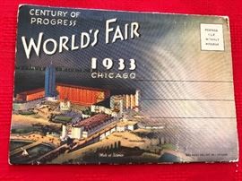 1933 Century of Progress Post card Souvenir