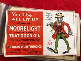"Moorelight" Advertising post card