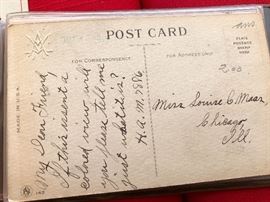 Antique Post card When yo Bat Dem eyes at me Ah Sho' is a gone Coon #rarepostcard.com