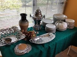 China, Silver Plate, Great serving items