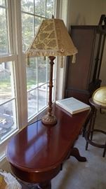 Mint Condition Window Table with Lamp