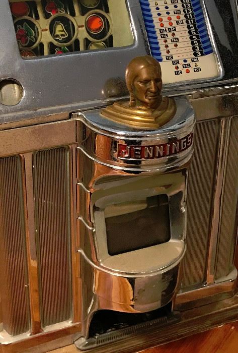close up of Jennings Slot Machine