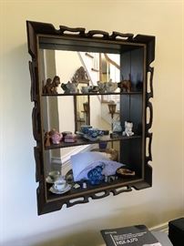 Antique Wood Framed Mirror $ 80.00