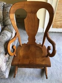 Antique Wood Rocker $ 70.00