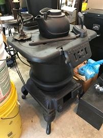 Cast Iron Pot Belly Stove $ 225.00