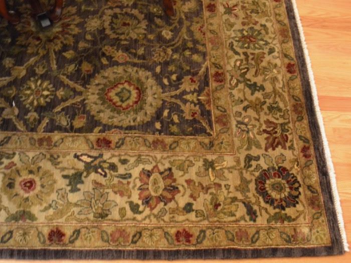 Ethan Allen wool rug, approx. 13'6" X 9'6"