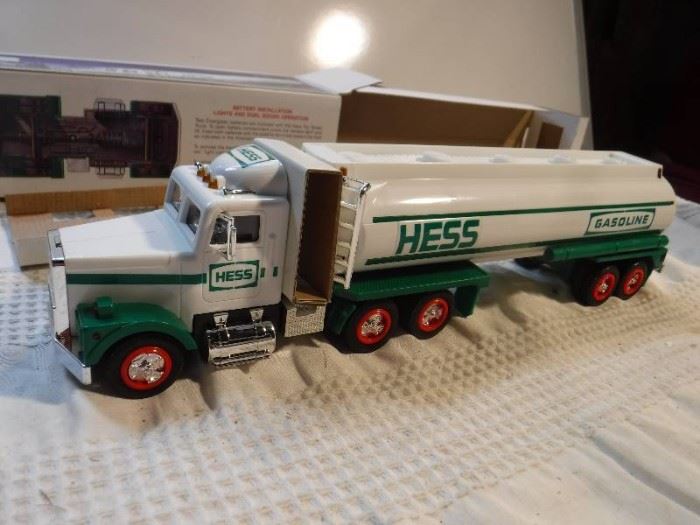 1990 Hess Gasoline Toy Tanker Truck.