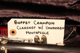 Buffet Crampon Clarinet with Vandoren Mouthpiece