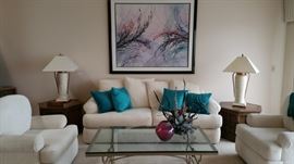 Gorgeous and perfect contemporary living room furnishings, with a few Mid Cen items too