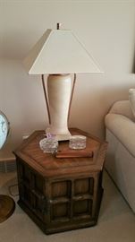  Retro hexagonal side table