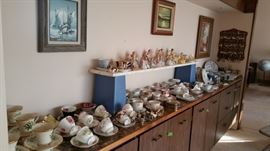 cups and suacers - bone china, Japanese 