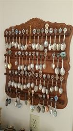 souvenir spoons - $2 bucks each unless marked - they are NOT sterling