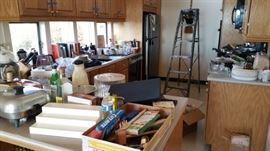 overview of the kitchen