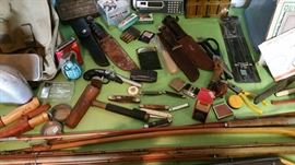 there they are! plus knives, pocket and sheath