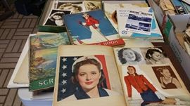 multiple scrapbooks of  movie stars