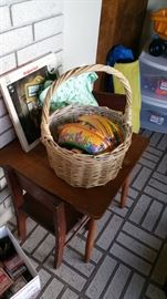 easter stuff - children's table and 2 chairs