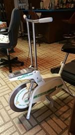 the ubiquitous Tunturi stationary bike.  not sure we could do a sale without on of these.  but they work like crazy and will never die.