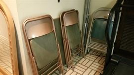 folding table and chair set - extra set of 4 chairs too