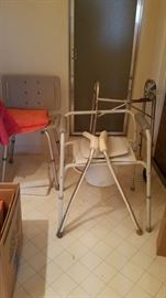 invalid items - walkers, shower chairs, toilet seats