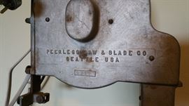 vintage Peerless band saw and sander