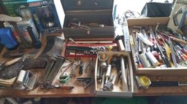 lots of hand tools - vintage and newer