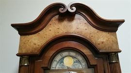 closeup of clock topper