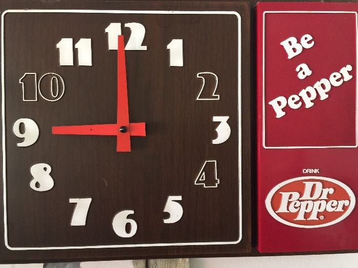 Dr Pepper clock 