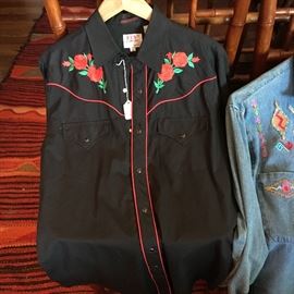 Embroidered western shirt - women’s 