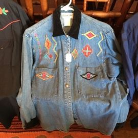 Embroidered women’s western shirt