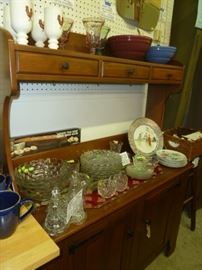 Handcrafted Pine Hutch: $122.50