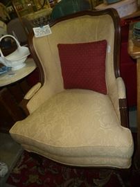 Armchair w/ New Upholstery: $62.50