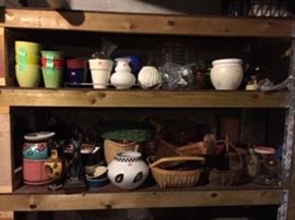 Flower pots and baskets