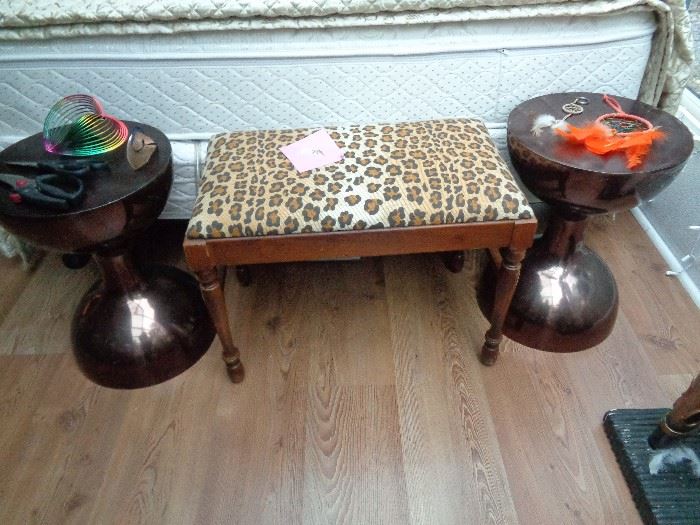 bench & side tables, we have 3 of these cuties
