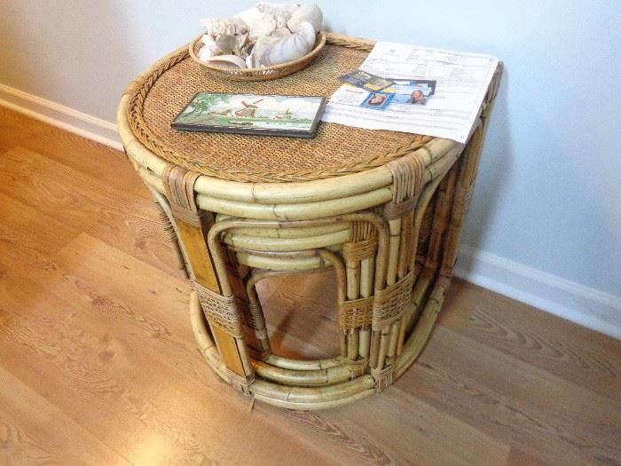 bamboo nesting tables