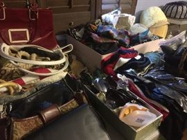 glasses, gloves, scarves, hats, hosiery.