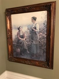 antique framed wall art