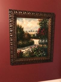 Framed Oil painting 