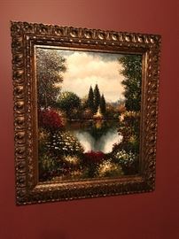 Framed Oil painting 