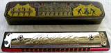 Lot #176:  "Opera" Harmonica In Tin Storage Box, Made In Germany, 6.25"L.